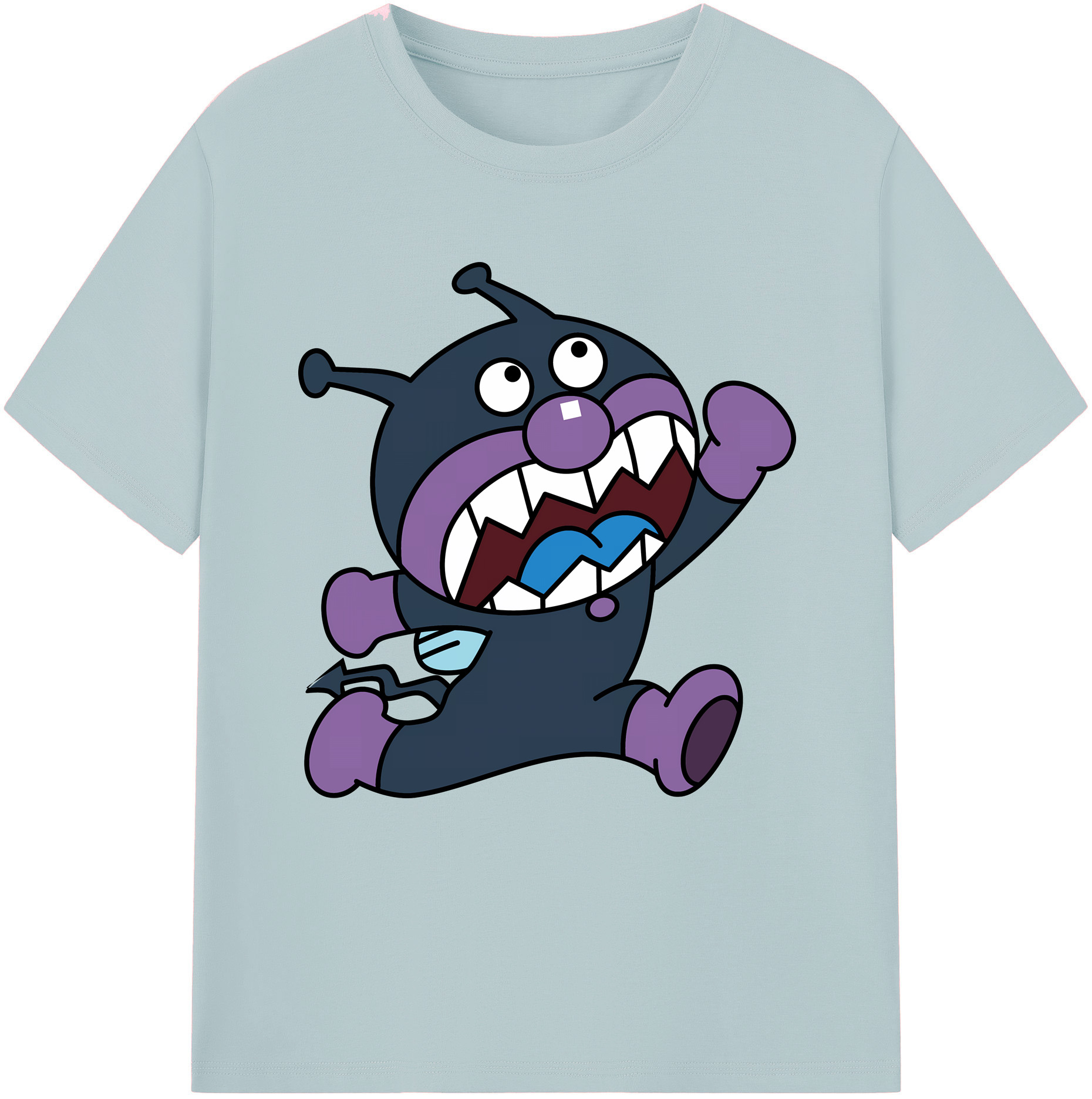 （画像用） アンパンマン Anpanman 綿100％半袖Tシャツ（フロントプリント）